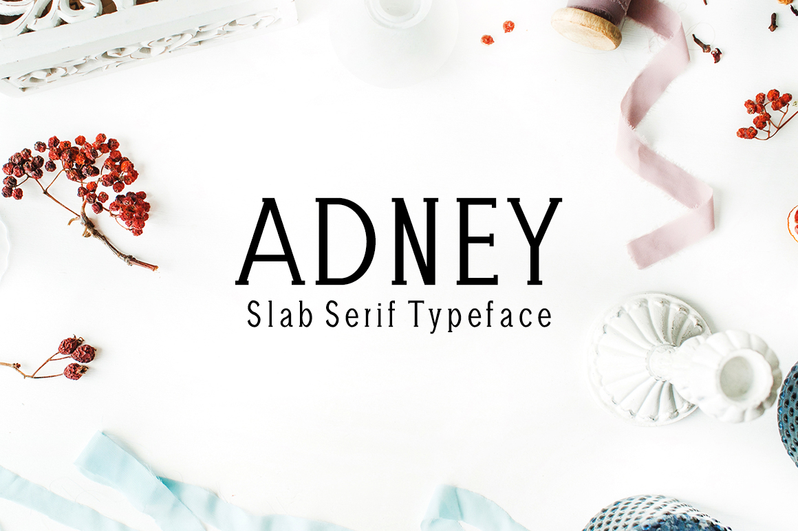 Adney Slab Serif for Branding Projects