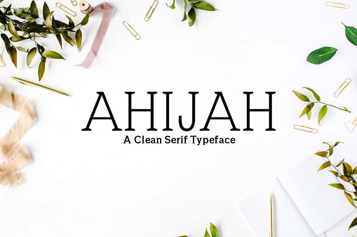 Ahijah: A Serif Font That Breathes Calm into Editorial Design