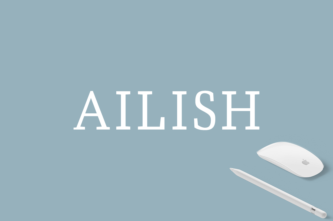 Ailish Slab Serif Font for Bold Branding
