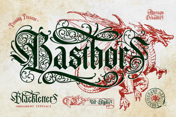 Basthors: A Blackletter Font for Bold Web Design