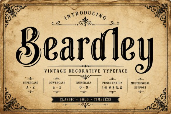 Beardley Font for Stronger Brand Visuals