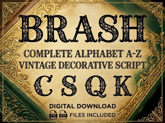 Brash: A Regal Font for Timeless Branding
