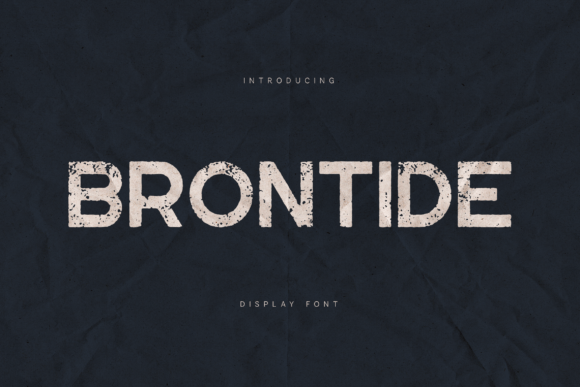 Brontide: A Modern Sans Serif for Bold Branding