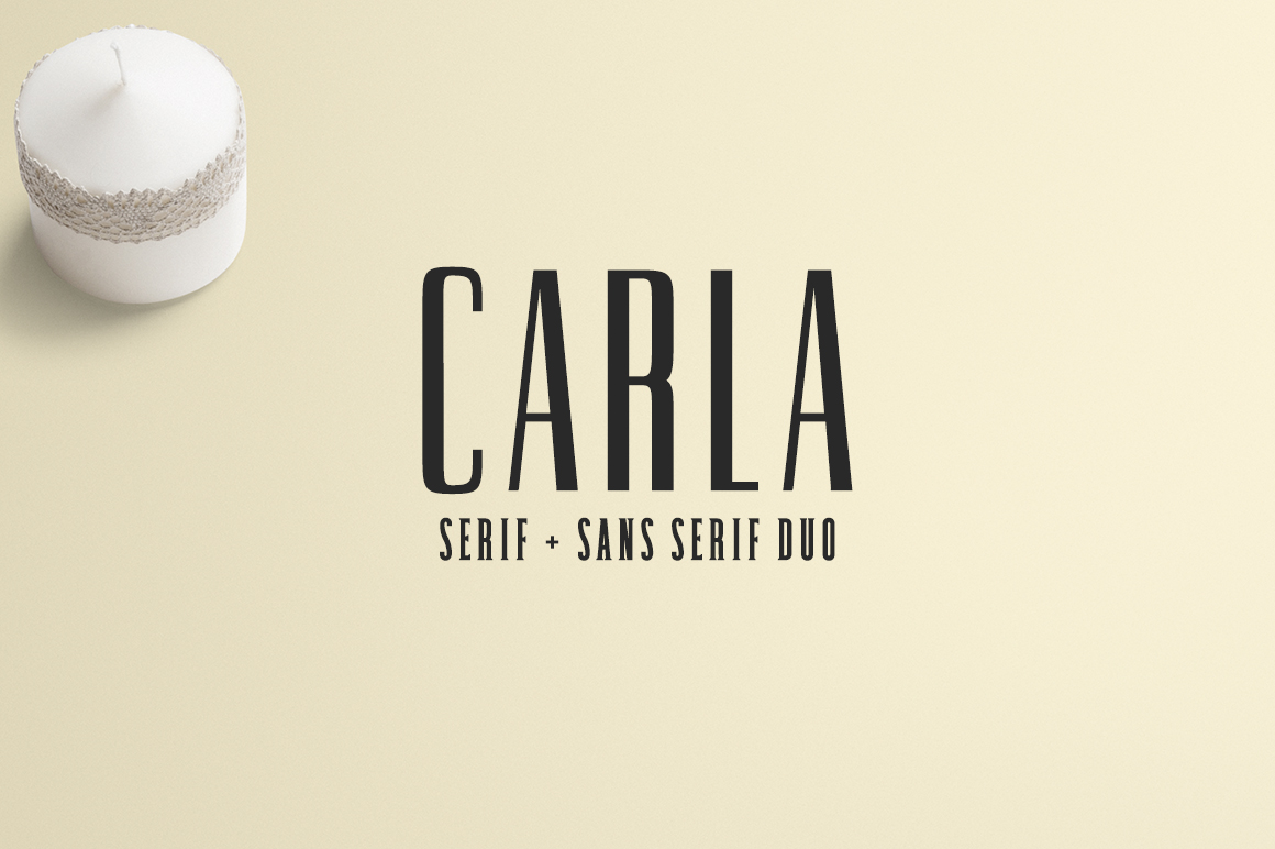 Carla Duo: A Modern Sans Serif Font for Thoughtful Design