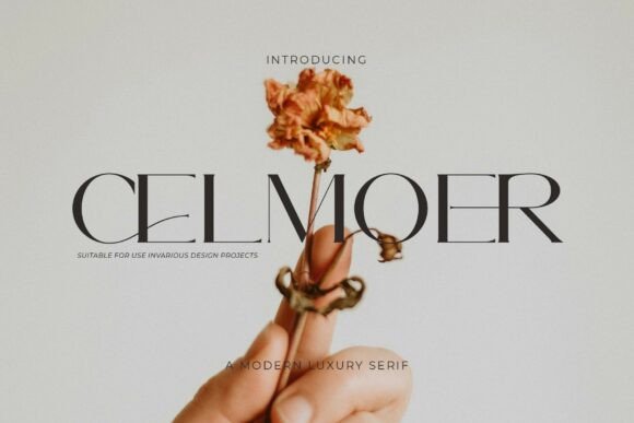 Celmoer: A Modern Luxury Serif for Web Design