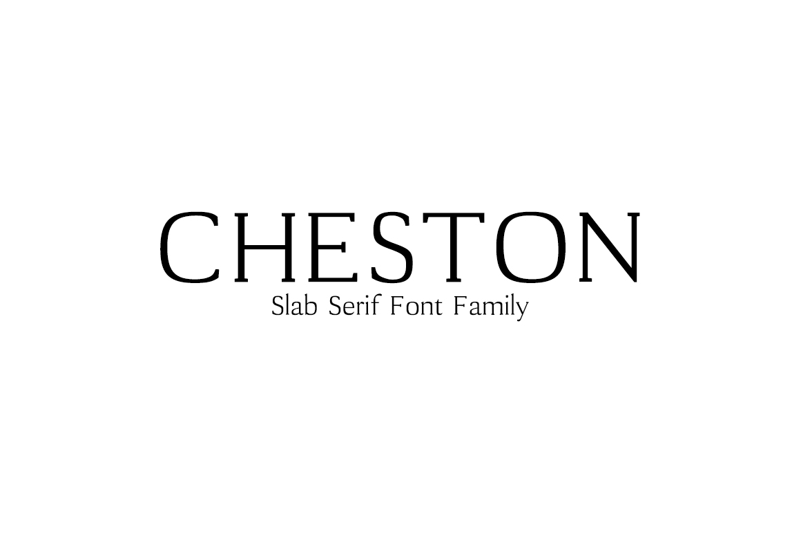 Cheston Slab Serif Font for Modern Branding