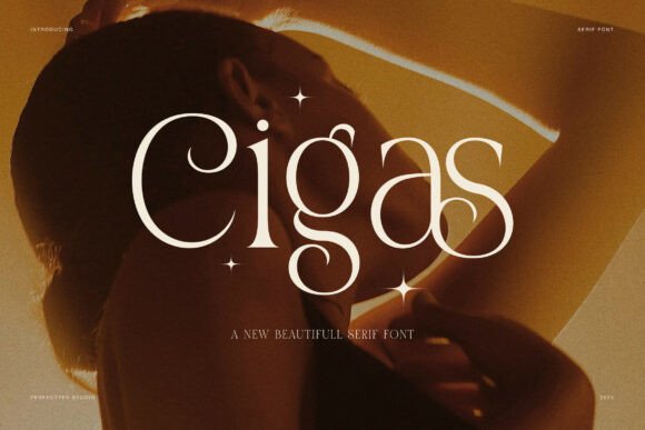 Cigas: A Serif Font for Modern Campaign Design