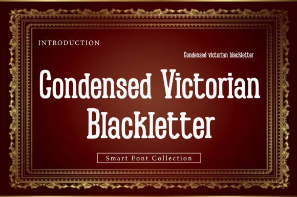 Condensed Victorian Font for Web Design