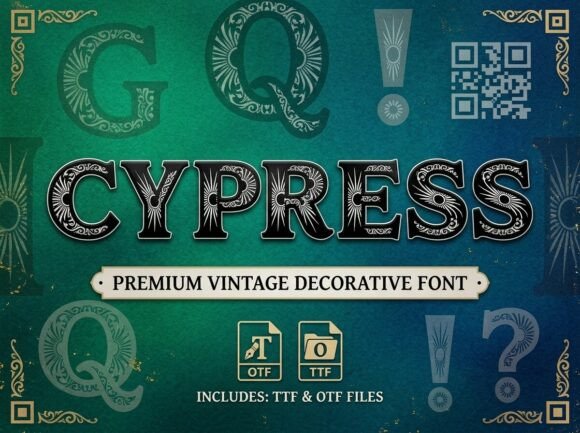 Cypress: A Vintage Font for Digital Elegance