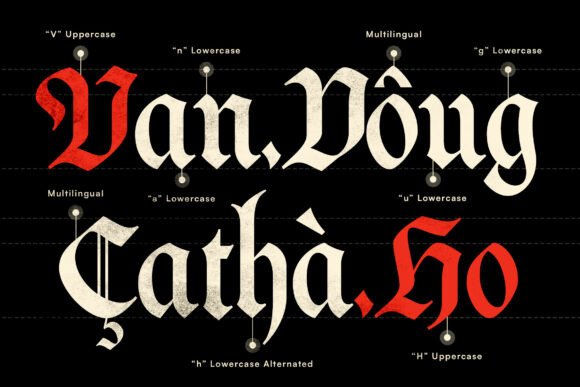 Devonxa: A Gothic Blackletter Font for Bold Brand Campaigns