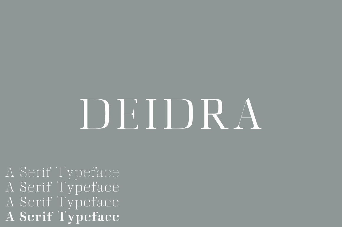 Diedra: A Modern Serif Font for Classy Branding
