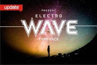 Electro Wave Font for Modern Web Design