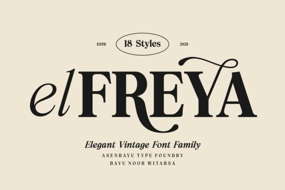 Elfreya: A Timeless Serif Font for Editorial Design