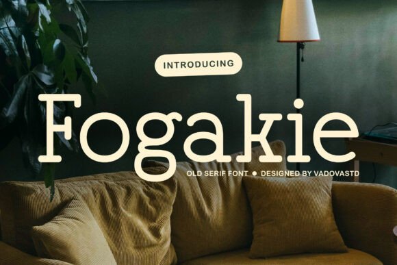 Fogakie: The Serif Font That Elevates Your Campaigns