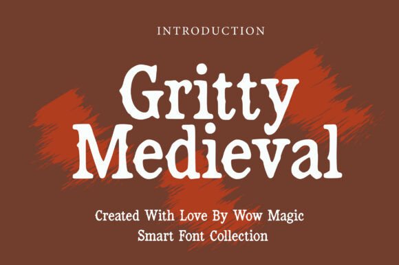 Gritty Medieval: A Bold Display Font for Web Design