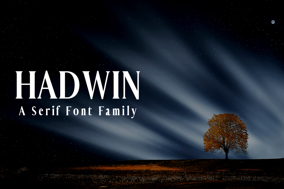 Hadwin: The Serif Font That Elevates Your Campaign Design