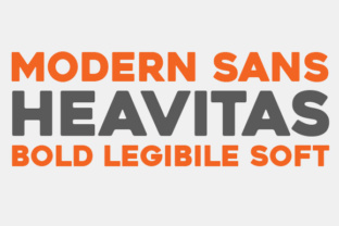 Heavitas: A Modern Sans Serif Font for Editorial Elegance