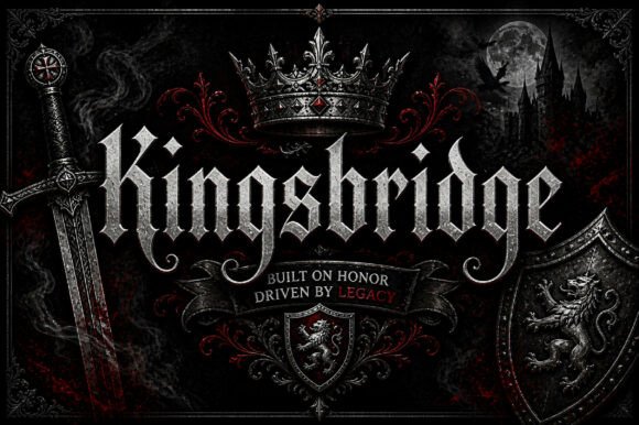 Kingsbridge Font for Handmade and Commercial Creations