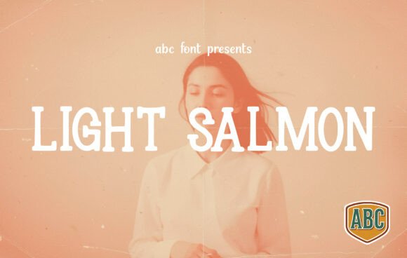 Light Salmon Font for Business Branding