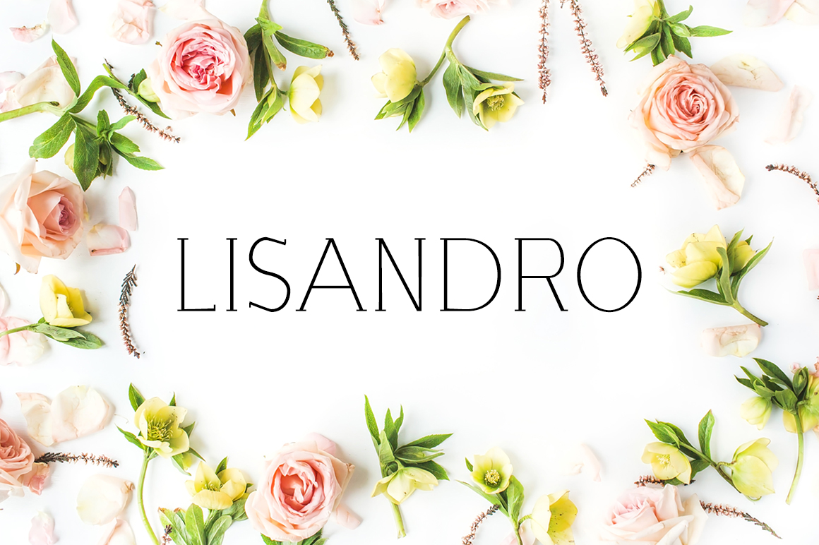 Lisandro: A Modern Slab Serif Font for Editorial Elegance