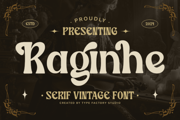 Raginhe: A Vintage Serif Font for Modern Campaigns