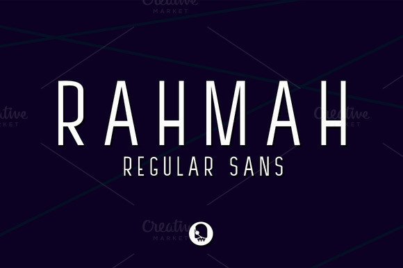 Rahmah Sans for Handmade and Commercial Craft Projects