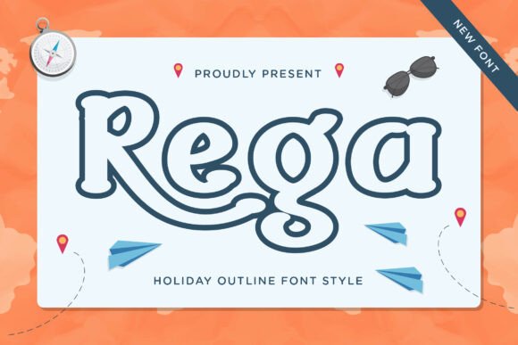 Rega: A Playful Serif Font for Handmade Creations