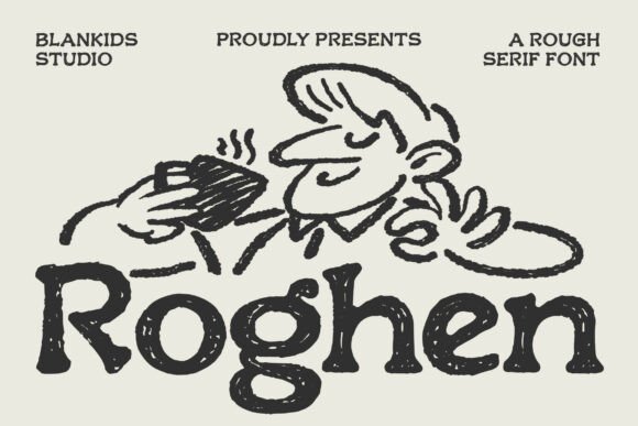Roghen: A Bold Serif Font for Expressive Branding