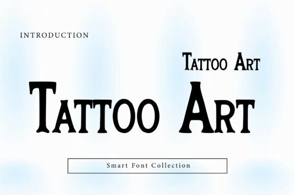 Tattoo Art Font for Professional Branding
