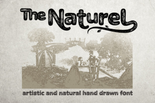 The Naturel: A Handmade Sans Serif Font for Craft Creators